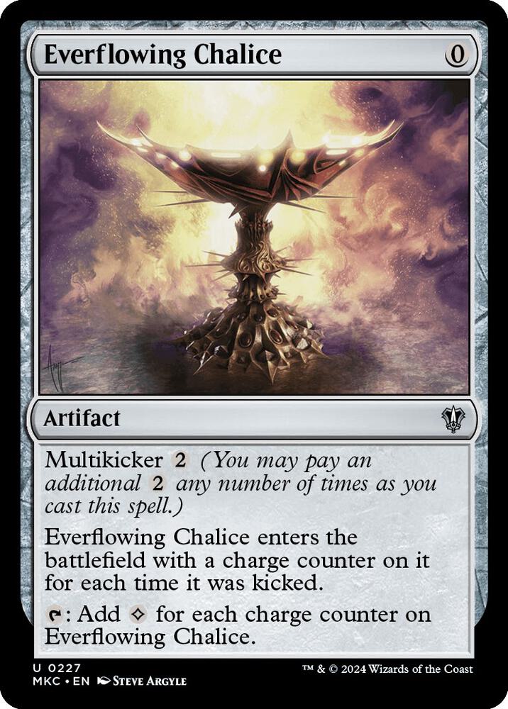 Everflowing Chalice 227 card from Commander: Murders at Karlov Manor