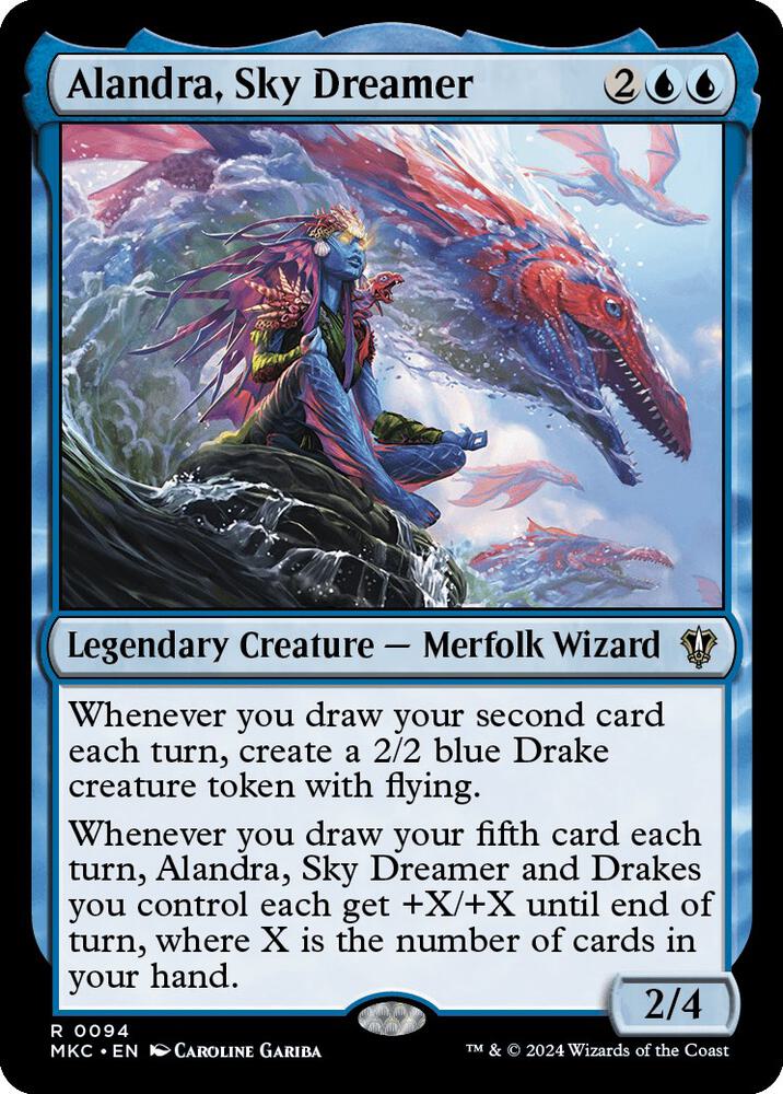 Alandra, Sky Dreamer 94 card from Commander: Murders at Karlov Manor