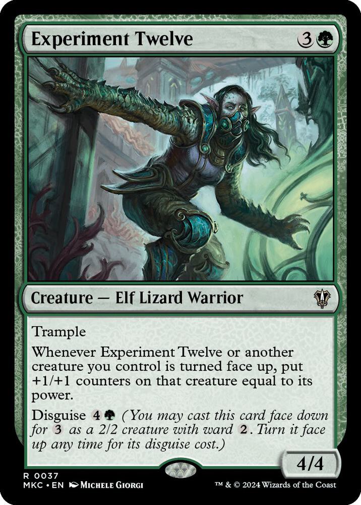 Experiment Twelve 37 card from Commander: Murders at Karlov Manor