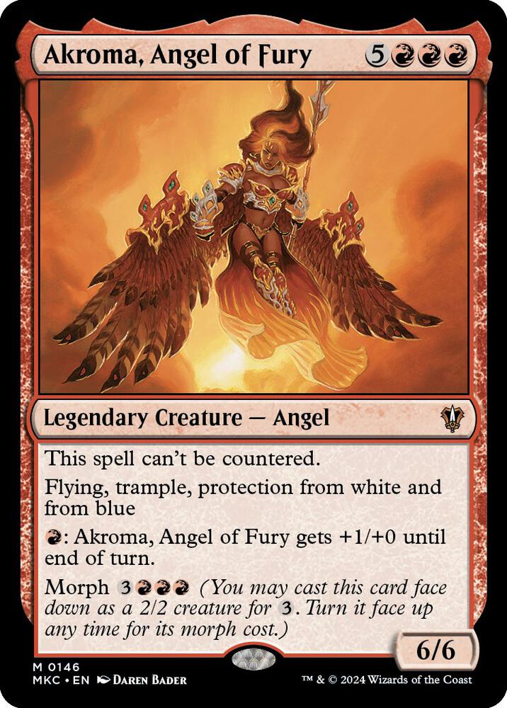 Akroma, Angel of Fury 146 card from Commander: Murders at Karlov Manor