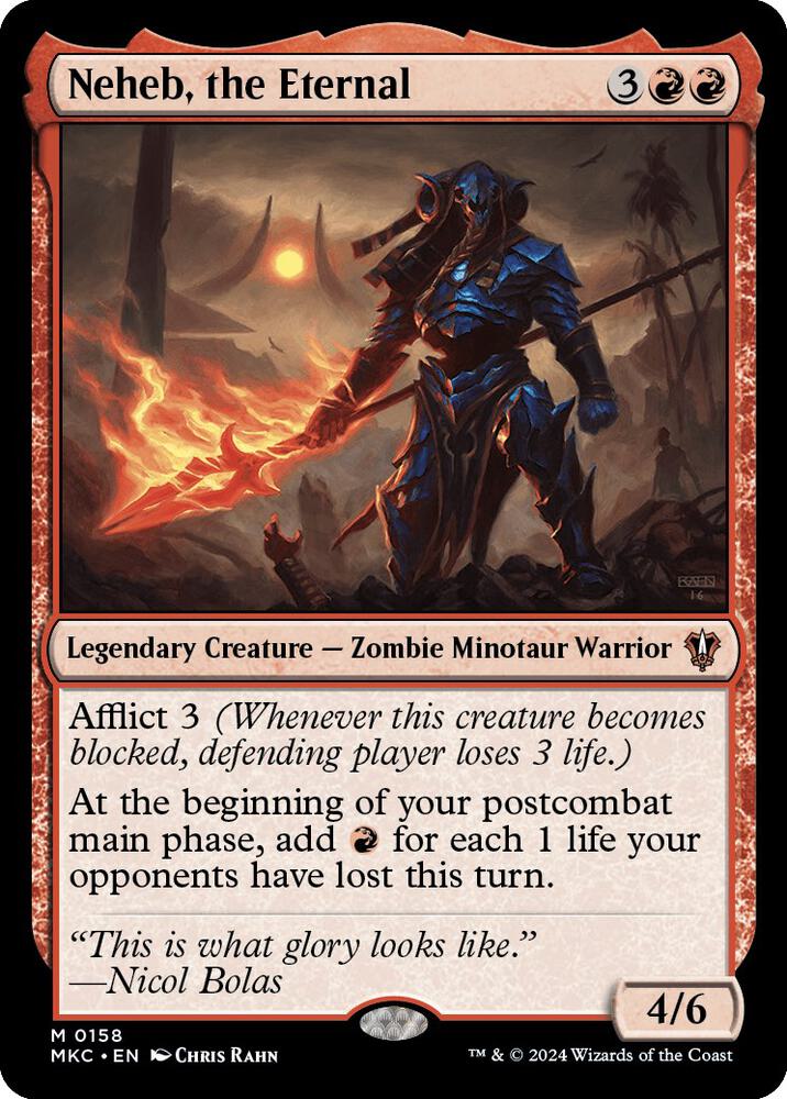 Neheb, the Eternal 158 card from Commander: Murders at Karlov Manor