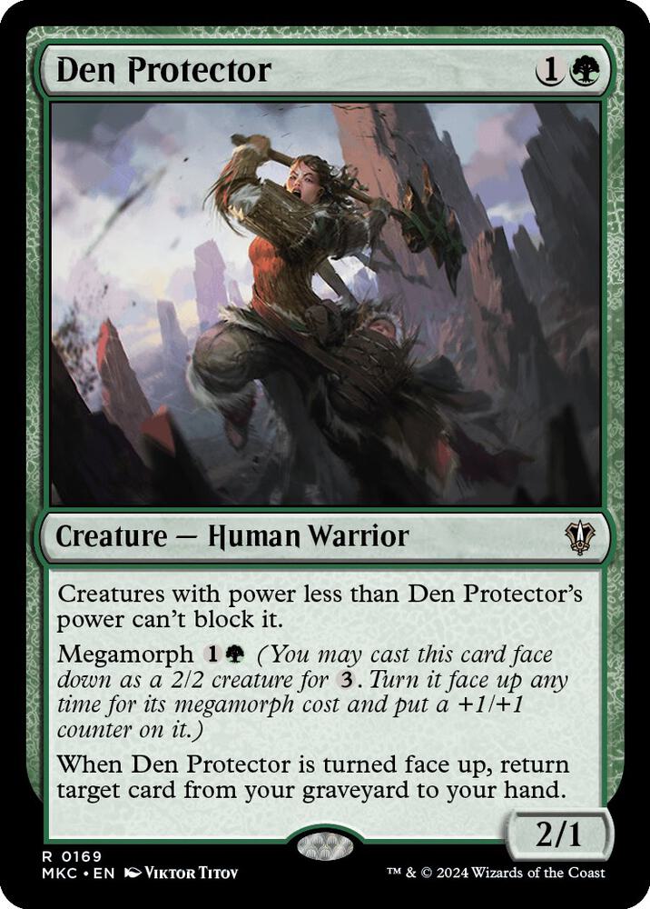 Den Protector 169 card from Commander: Murders at Karlov Manor