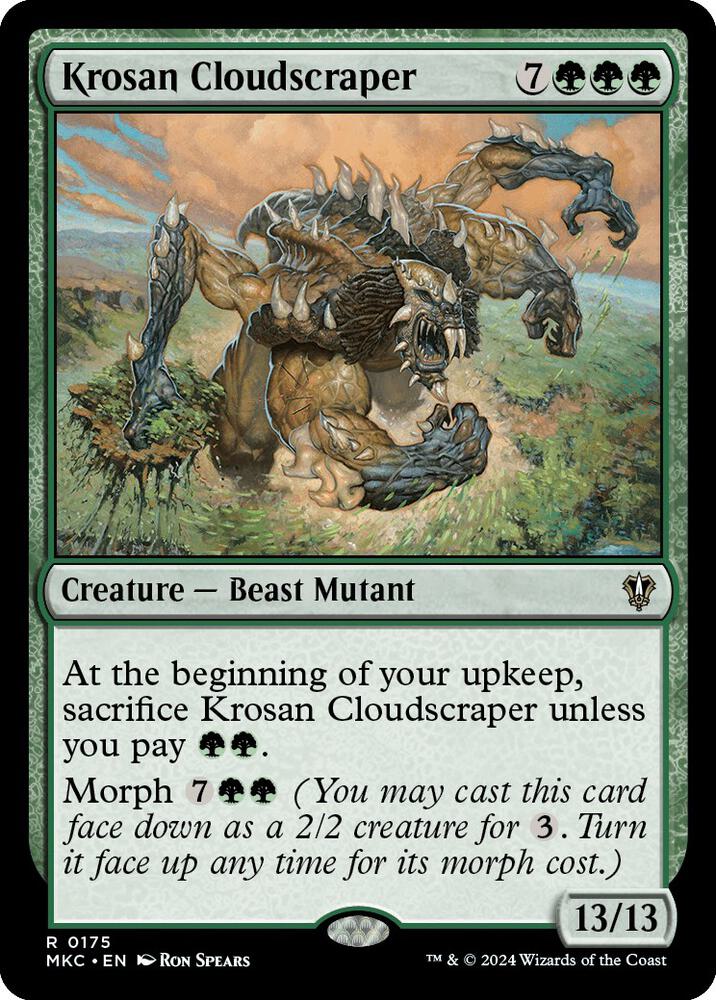 Krosan Cloudscraper 175 card from Commander: Murders at Karlov Manor