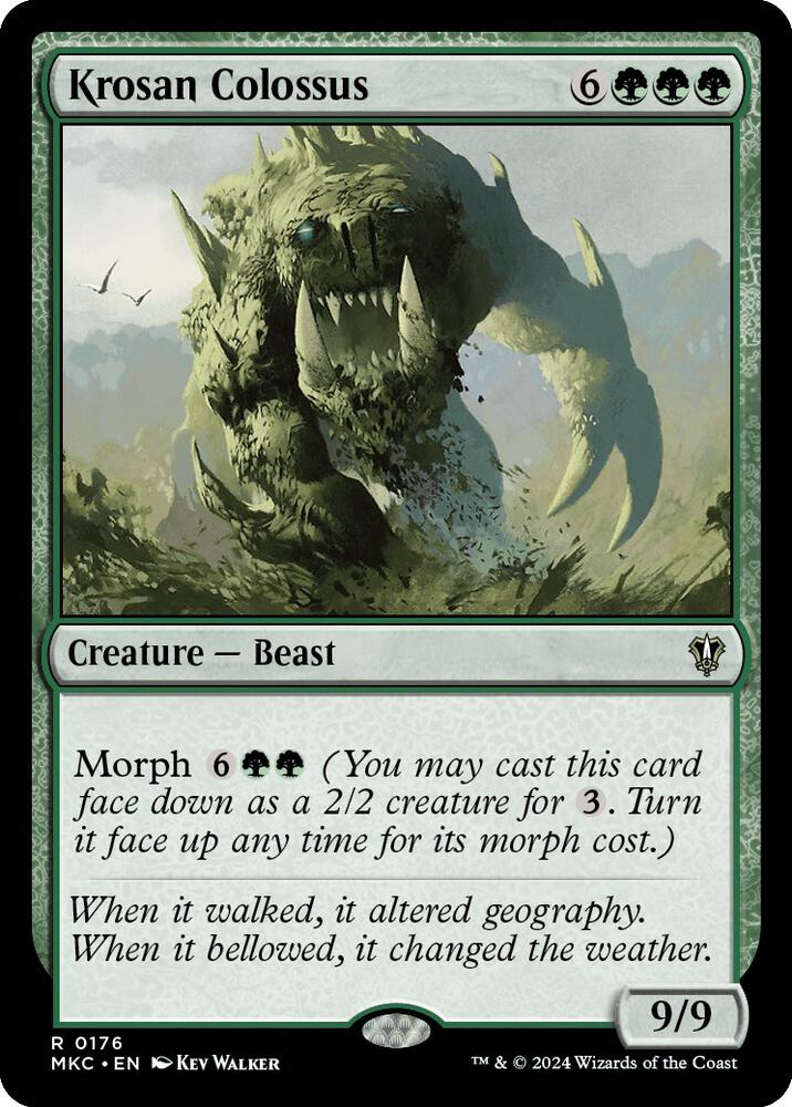 Krosan Colossus 176 card from Commander: Murders at Karlov Manor