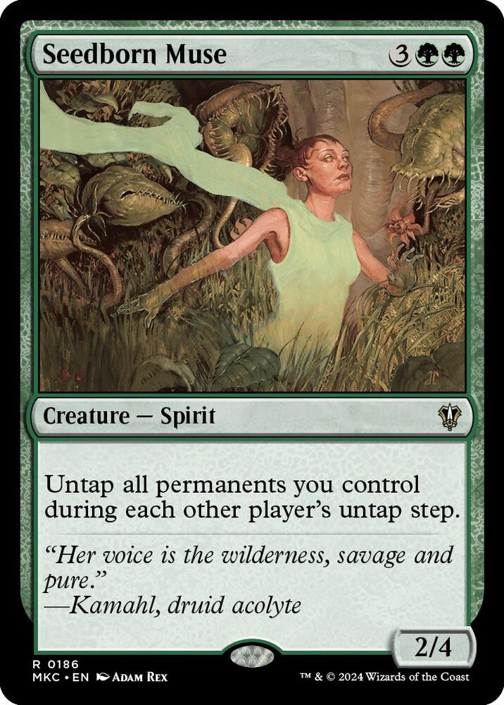 Seedborn Muse 186 card from Commander: Murders at Karlov Manor