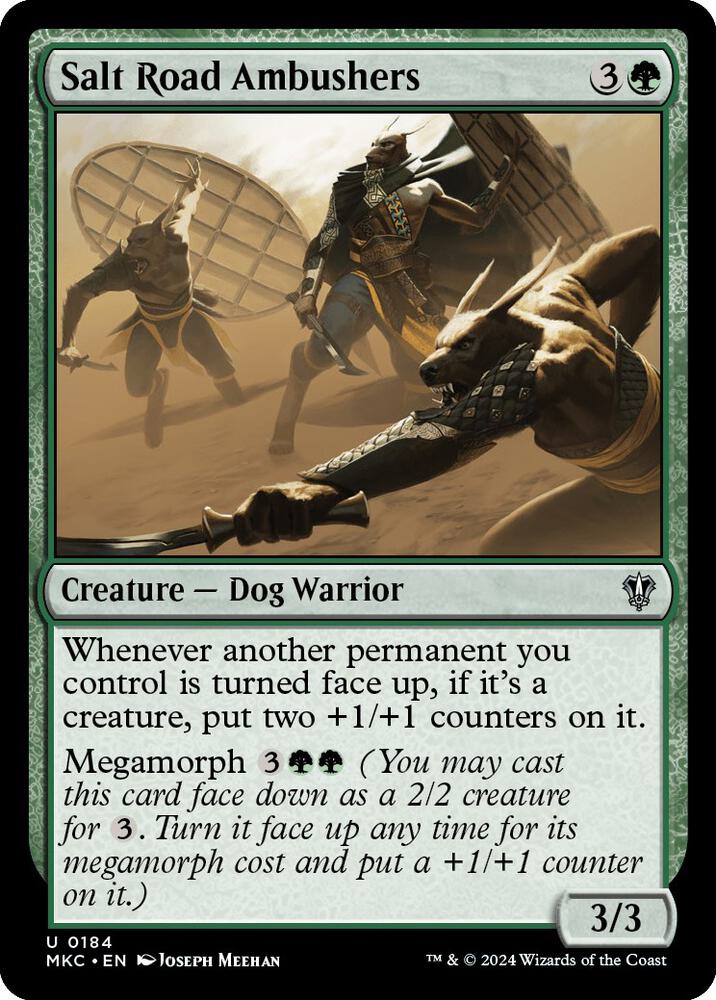 Salt Road Ambushers 184 card from Commander: Murders at Karlov Manor