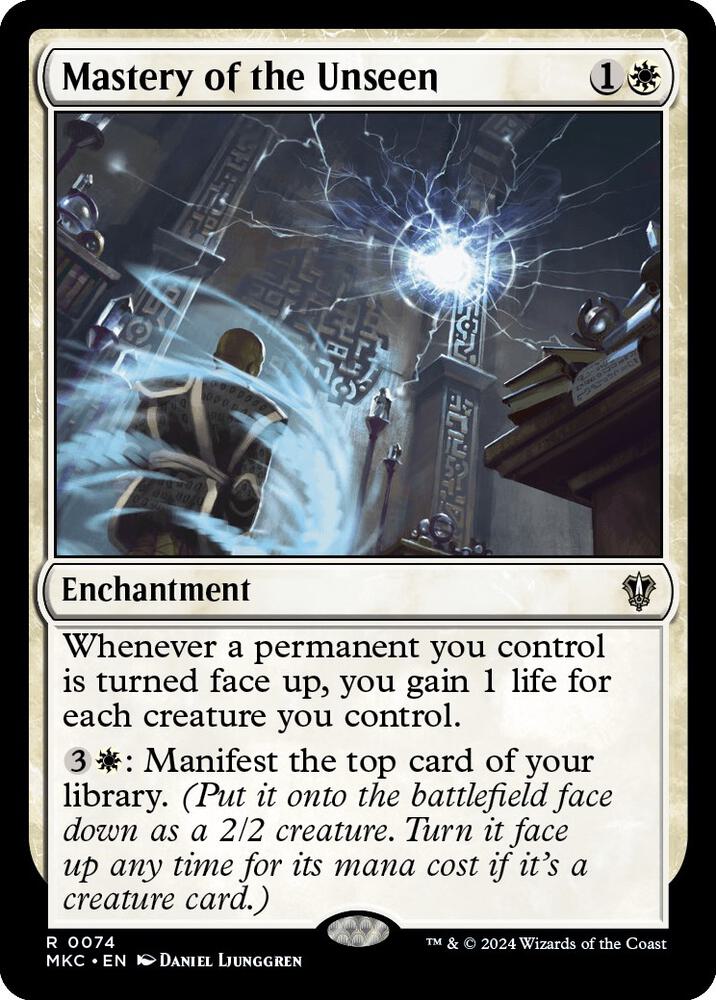 Mastery of the Unseen 74 card from Commander: Murders at Karlov Manor