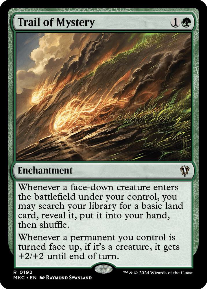Trail of Mystery 192 card from Commander: Murders at Karlov Manor