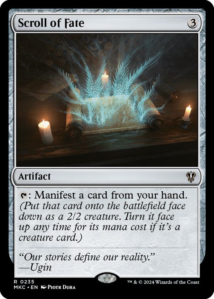 Scroll of Fate 235 card from Commander: Murders at Karlov Manor