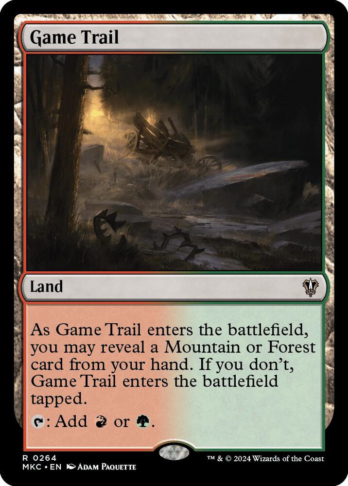 Game Trail 264 card from Commander: Murders at Karlov Manor