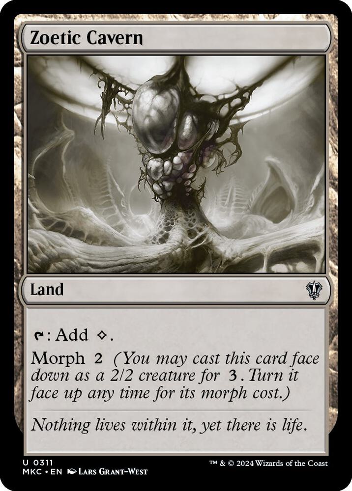 Zoetic Cavern 311 card from Commander: Murders at Karlov Manor