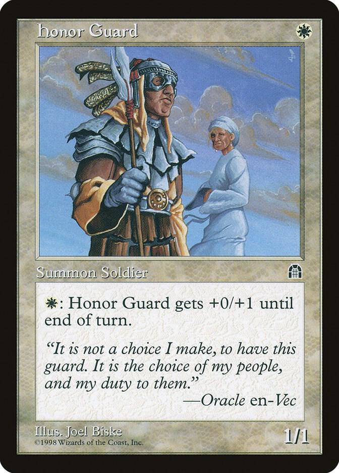 Honor Guard card from Stronghold