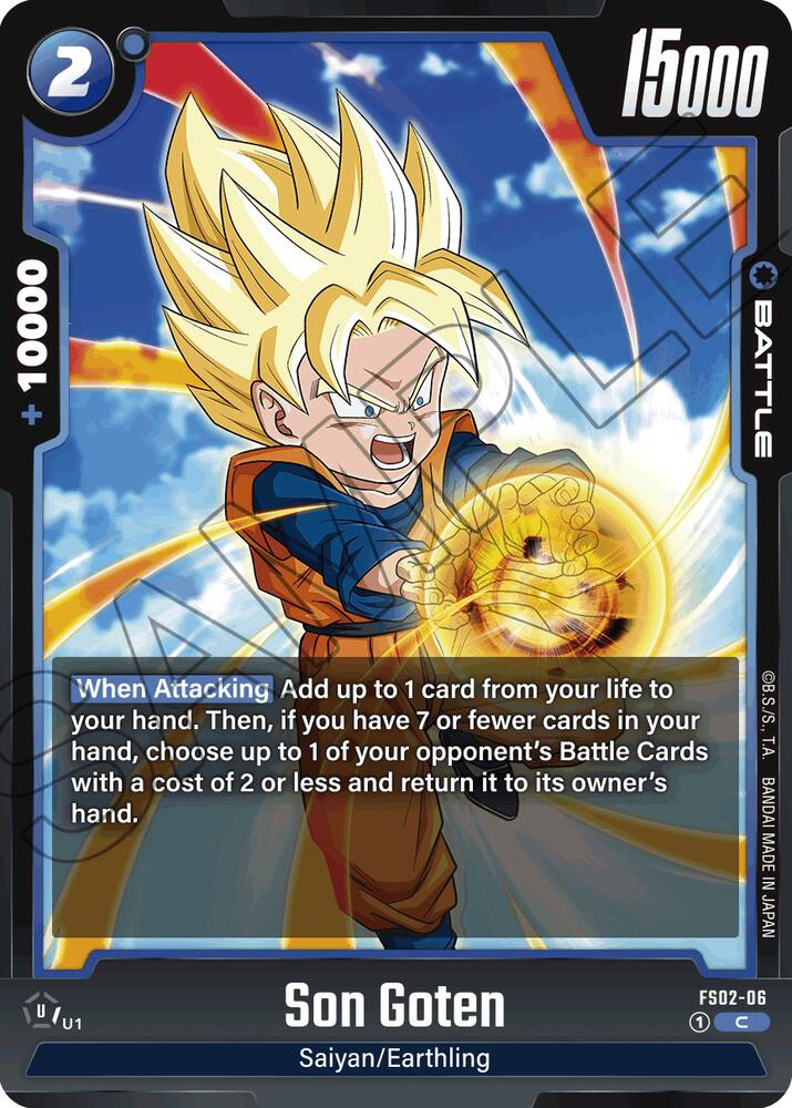 Son Goten FS02-06 card from Starter Deck 2: Vegeta