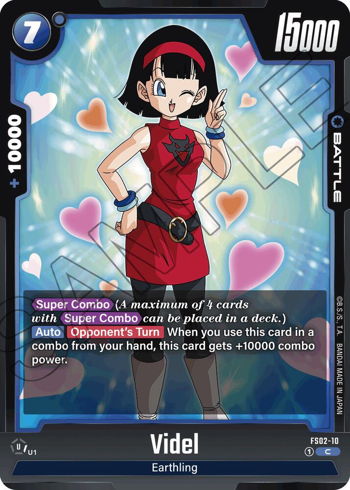 Videl FS02-10 card from Starter Deck 2: Vegeta