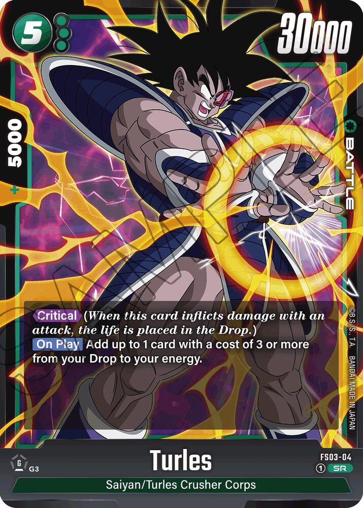 Turles FS03-04 card from Starter Deck 3: Broly