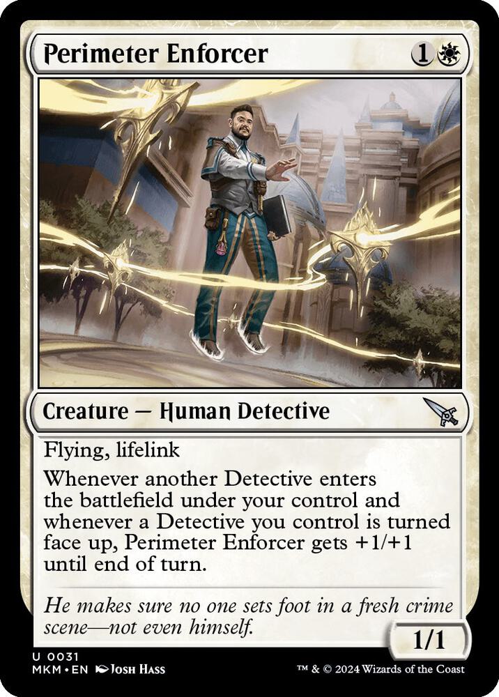 Perimeter Enforcer 31 card from Murders at Karlov Manor