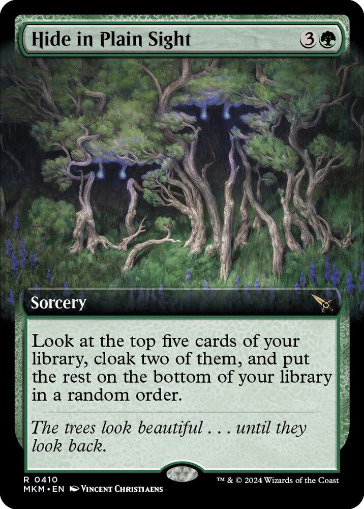 Hide in Plain Sight (Extended Art) 410 card from Murders at Karlov Manor