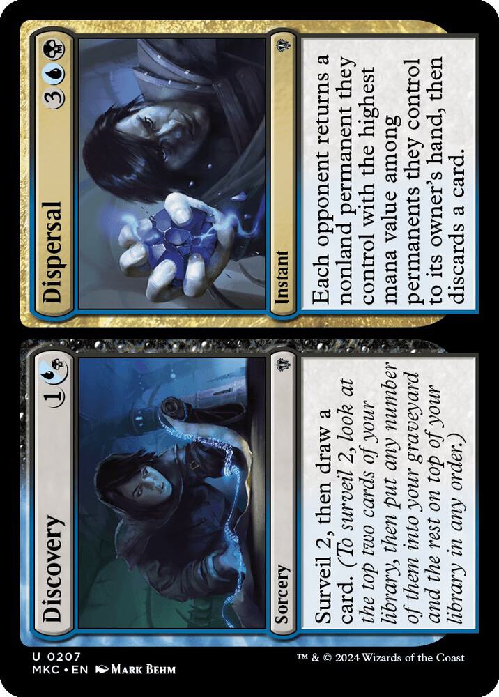 Discovery // Dispersal 207 card from Commander: Murders at Karlov Manor