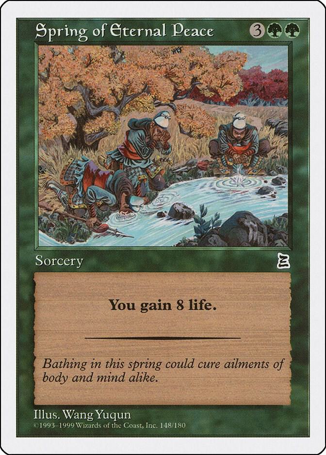 Spring of Eternal Peace 148 card from Portal Three Kingdoms