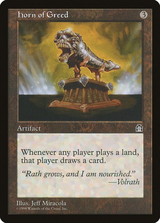 Horn of Greed card from Stronghold