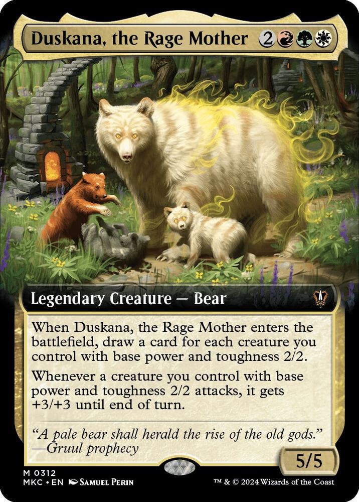 Duskana, the Rage Mother (Extended Art) 312 card from Commander: Murders at Karlov Manor