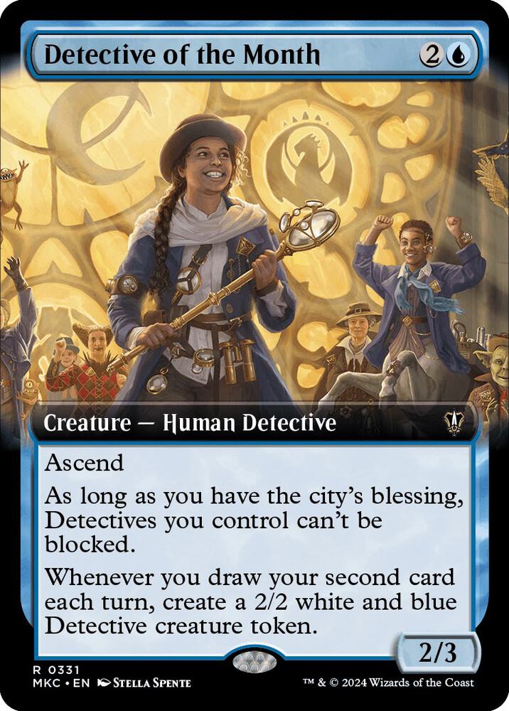 Detective of the Month (Extended Art) 331 card from Commander: Murders at Karlov Manor