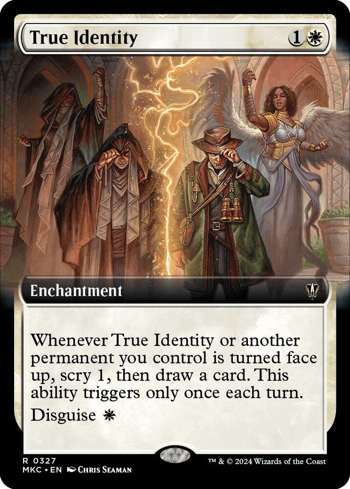 True Identity (Extended Art) 327 card from Commander: Murders at Karlov Manor
