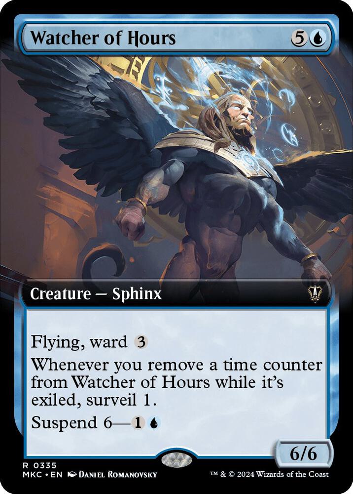 Watcher of Hours (Extended Art) 335 card from Commander: Murders at Karlov Manor