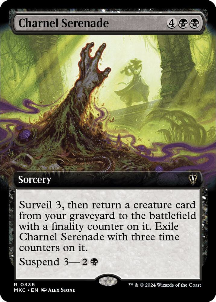 Charnel Serenade (Extended Art) 336 card from Commander: Murders at Karlov Manor