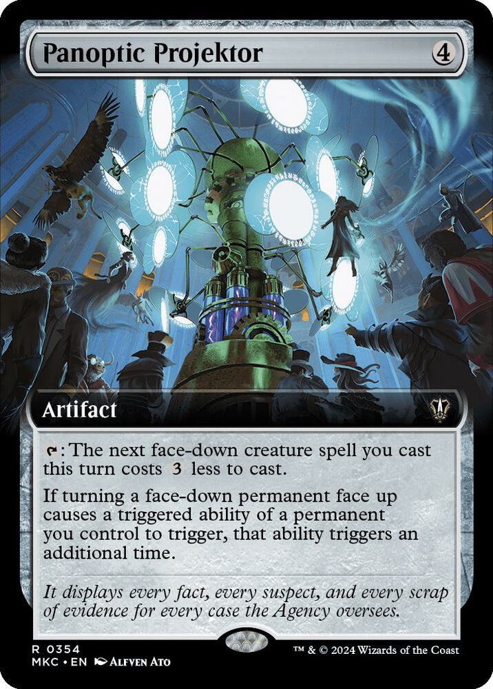 Panoptic Projektor (Extended Art) 354 card from Commander: Murders at Karlov Manor