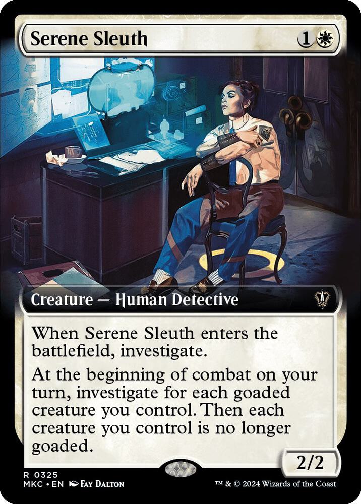 Serene Sleuth (Extended Art) 325 card from Commander: Murders at Karlov Manor