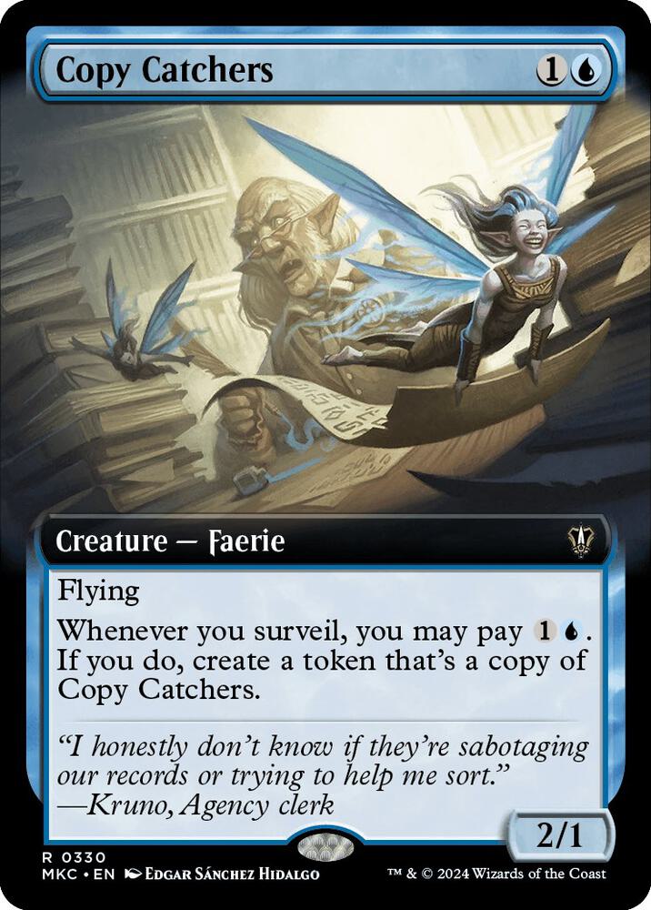 Copy Catchers (Extended Art) 330 card from Commander: Murders at Karlov Manor