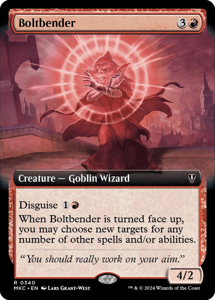 Boltbender (Extended Art) 340 card from Commander: Murders at Karlov Manor