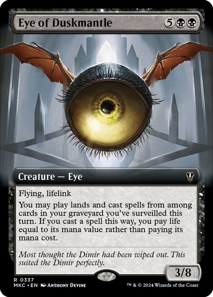 Eye of Duskmantle (Extended Art) 337 card from Commander: Murders at Karlov Manor