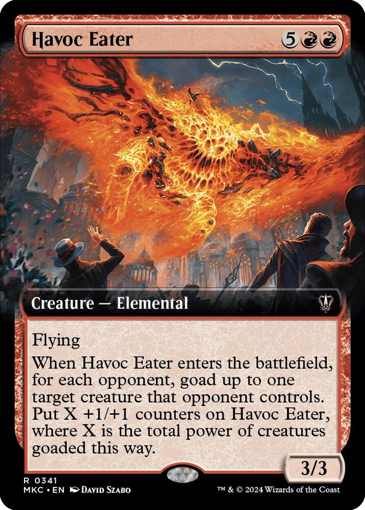 Havoc Eater (Extended Art) 341 card from Commander: Murders at Karlov Manor