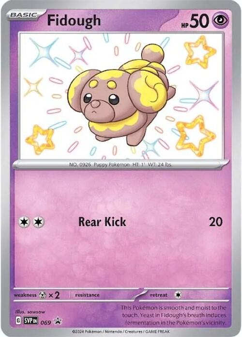 Fidough 069 card from SV: Scarlet & Violet Promo Cards