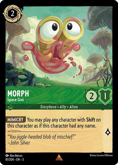 Morph - Space Goo 81/204 card from Into the Inklands