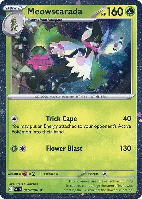 Meowscarada (Cosmos Holo) 015/198 card from Miscellaneous Cards & Products