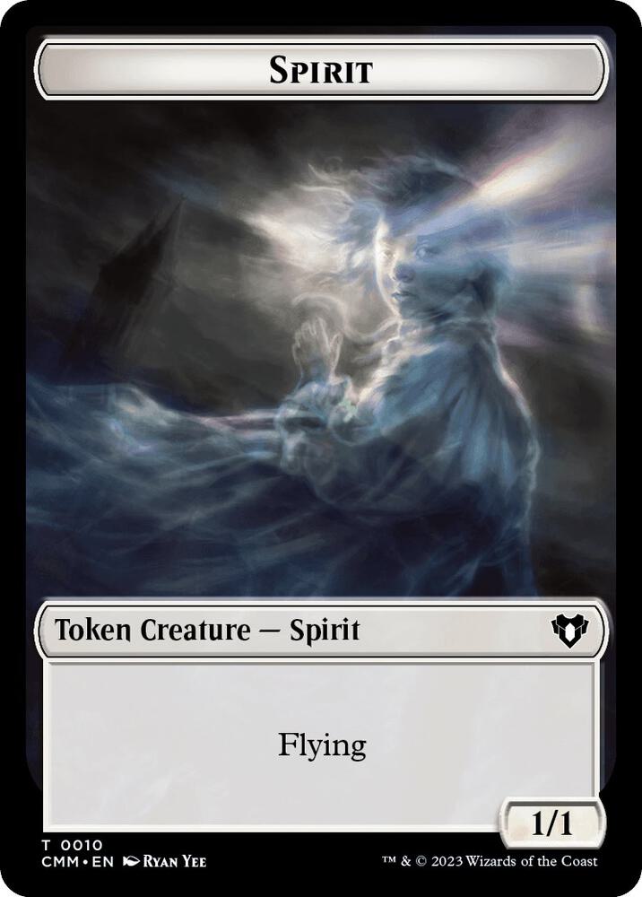 Spirit (0010) // Graveborn Double-Sided Token 10 // 38 card from Commander Masters