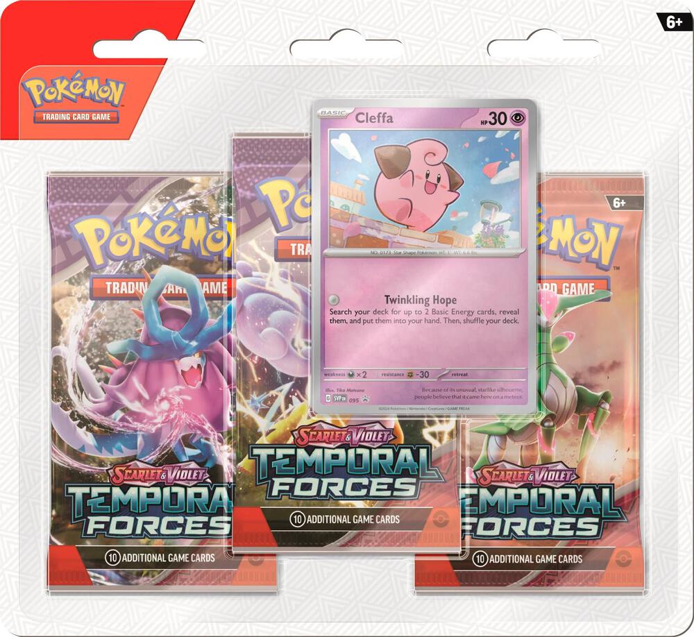 Temporal Forces 3 Pack Blister [Cleffa] card from SV05: Temporal Forces
