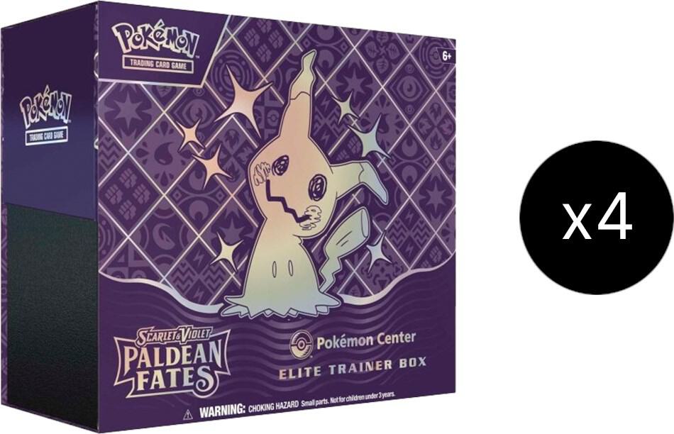 Paldean Fates Pokemon Center Elite Trainer Box (Exclusive) Case card from SV: Paldean Fates