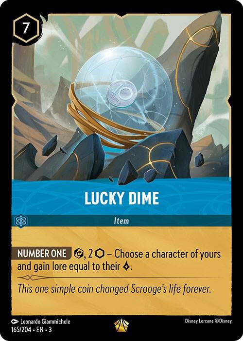 Lucky Dime 165/204 card from Into the Inklands
