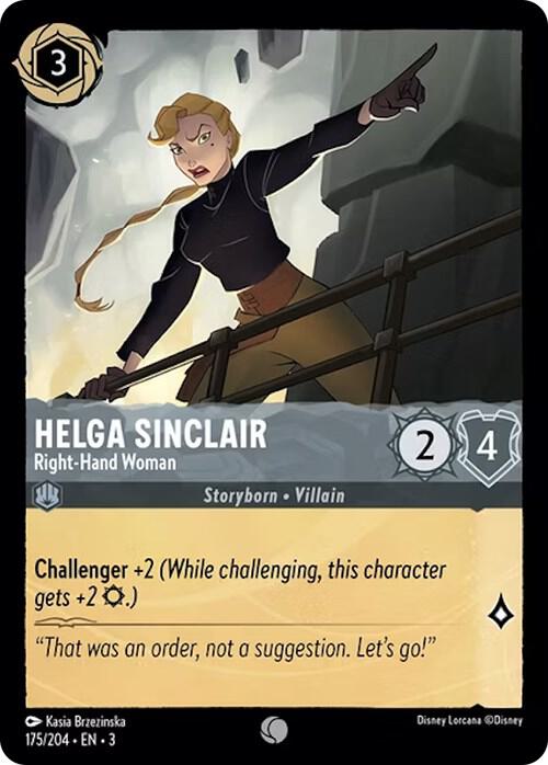 Helga Sinclair - Right-Hand Woman 175/204 card from Into the Inklands