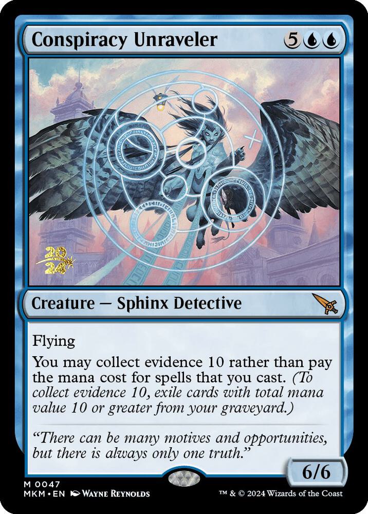 Conspiracy Unraveler 47 card from Prerelease Cards
