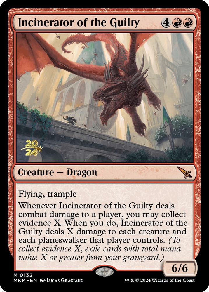 Incinerator of the Guilty 132 card from Prerelease Cards