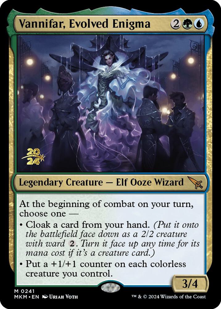 Vannifar, Evolved Enigma 241 card from Prerelease Cards