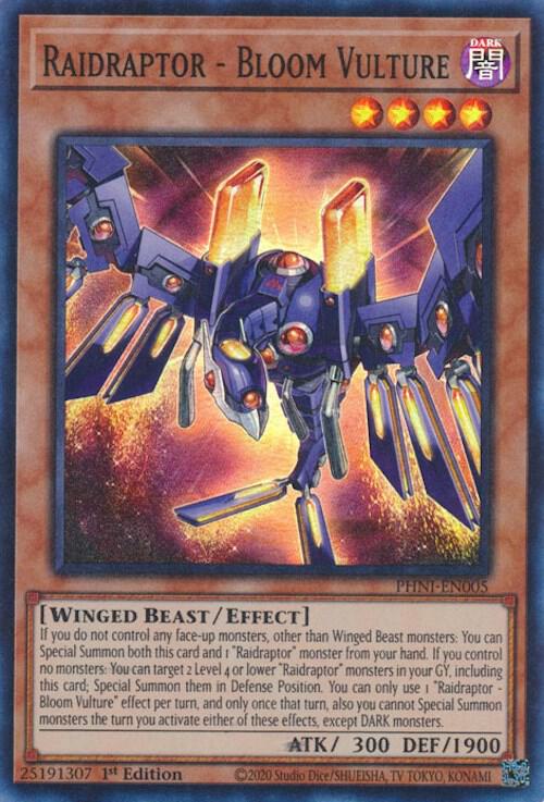 Raidraptor - Bloom Vulture PHNI-EN005 card from Phantom Nightmare
