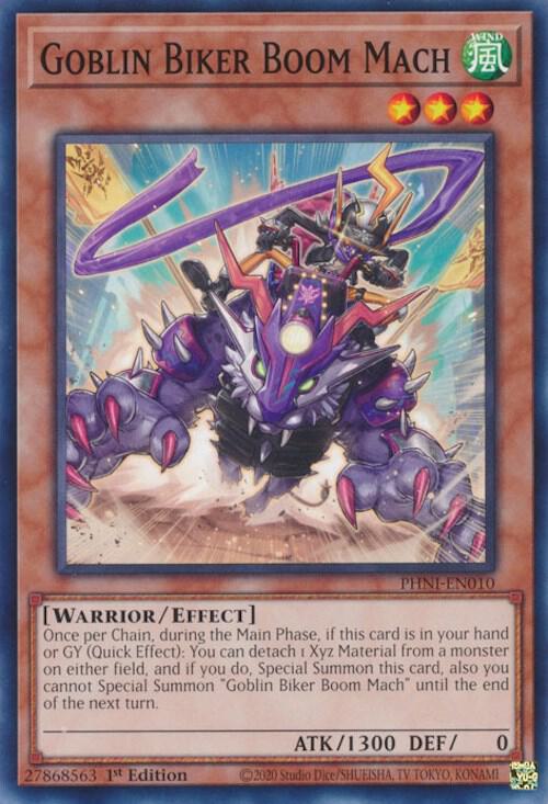 Goblin Biker Boom Mach PHNI-EN010 card from Phantom Nightmare