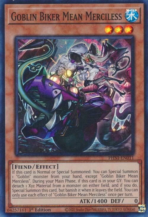 Goblin Biker Mean Merciless PHNI-EN011 card from Phantom Nightmare
