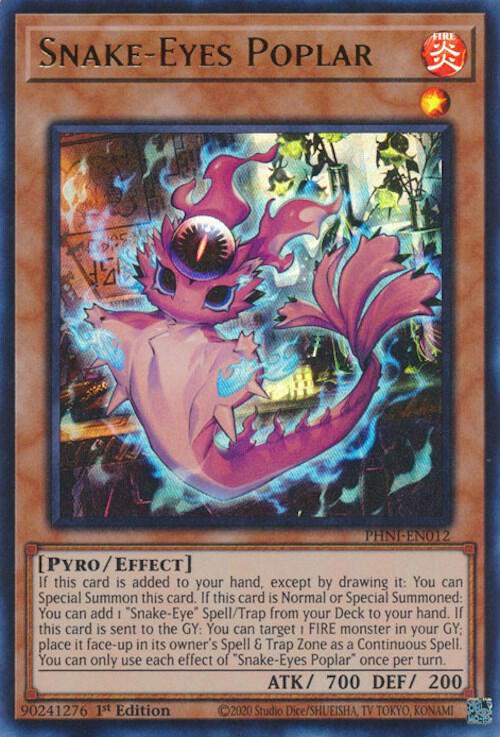 Snake-Eyes Poplar PHNI-EN012 card from Phantom Nightmare